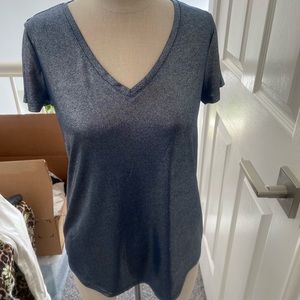 Spandex beautiful blue top